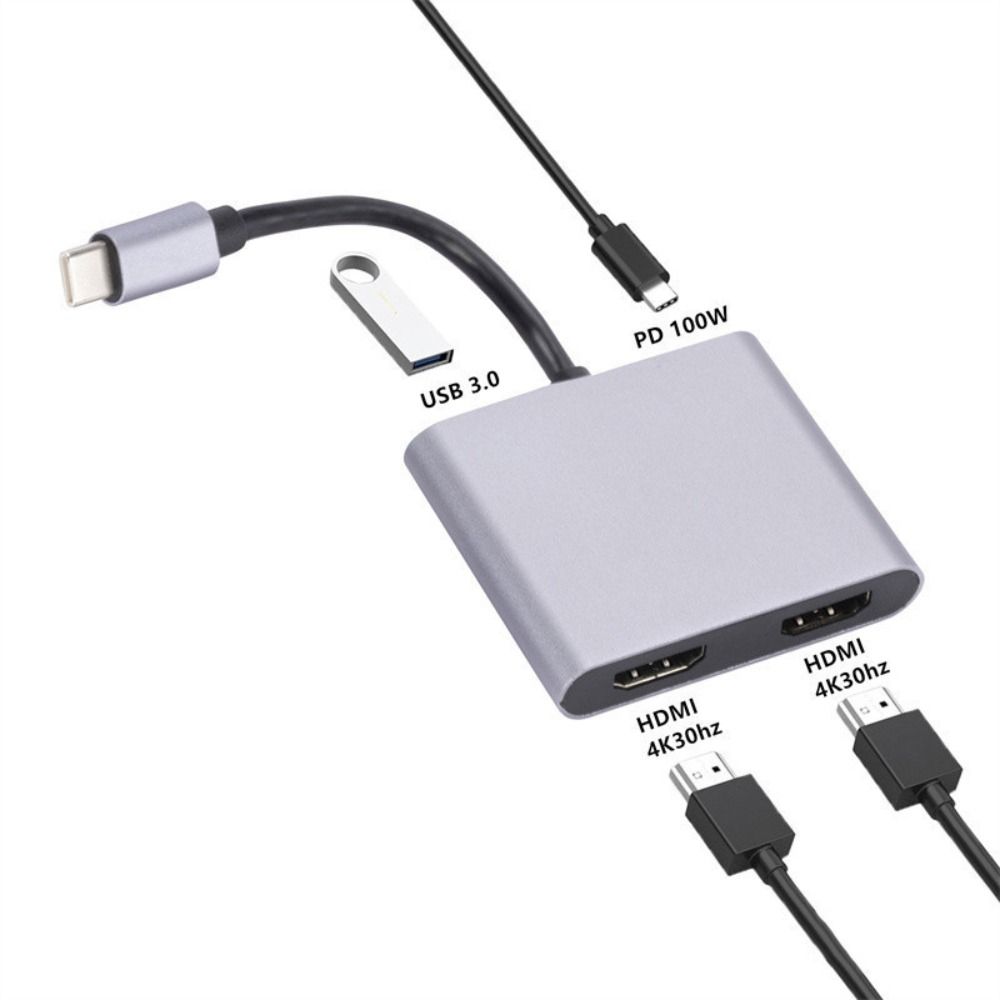 Docking Station Type-C To Dual HDMI Adapter 2 in 1/4 in 1 4 in 1 USB Expander for Laptop/Phone/PC
Docking Station Type-C To Dual HDMI Adapter 2 in 1/4 in 1 4 in 1 USB Expander for Laptop/Phone/PC