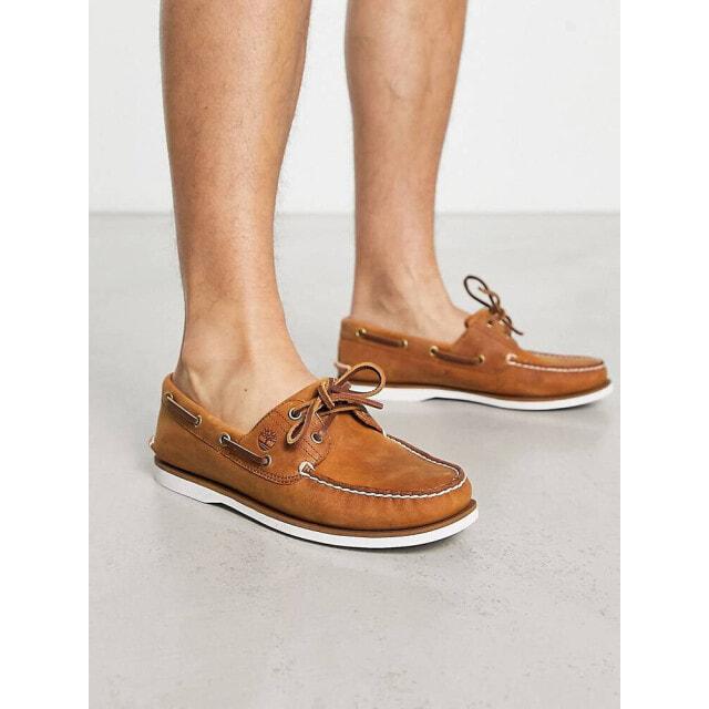Классические топсайдеры Timberland с двумя люверсами из коричневой зернистой кожи
Классические топсайдеры Timberland с двумя люверсами из коричневой зернистой кожи