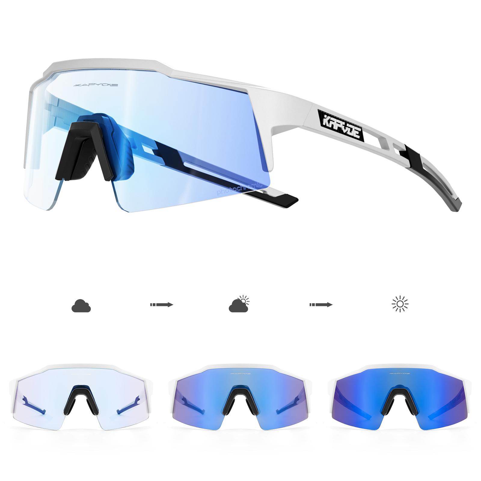 Kapvoe Red Photochromic Cycling Sunglasses for Men Blue Riding Glasses Mountain Bike New Bicycle Goggles Eyewear Sports Photochromic-1lens
Kapvoe Red Photochromic Cycling Sunglasses for Men Blue Riding Glasses Mountain Bike New Bicycle Goggles Eyewear Sports Photochromic-1lens