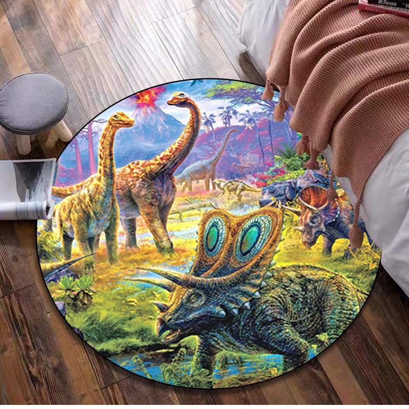 Dinosaurs Tyrannosaurus rex Circular Rug - Office Decorative Carpet For Living Room Bedroom Door Mat Floor Rug Computer Chair Area Rug 80x80cm( 31x31in)
Dinosaurs Tyrannosaurus rex Circular Rug - Office Decorative Carpet For Living Room Bedroom Door Mat Floor Rug Computer Chair Area Rug 80x80cm( 31x31in)