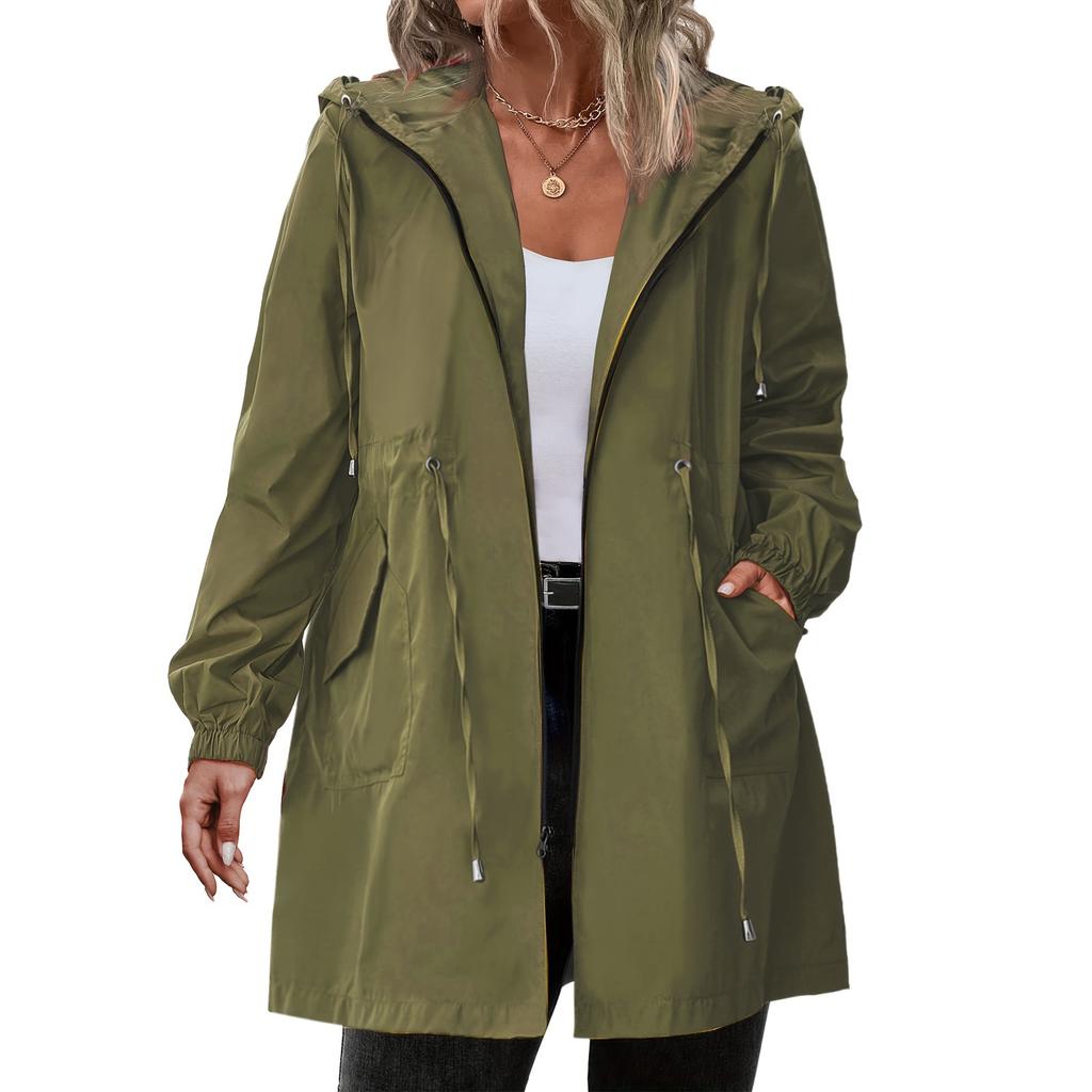 Women s Outdoor Sportswear Raincoats with Hood Lightweight Outdoor Hooded Waterproof Windbreaker Solid Trench Coat Jacket Plus Size XXXXXL зелений
Women s Outdoor Sportswear Raincoats with Hood Lightweight Outdoor Hooded Waterproof Windbreaker Solid Trench Coat Jacket Plus Size XXXXXL зелений