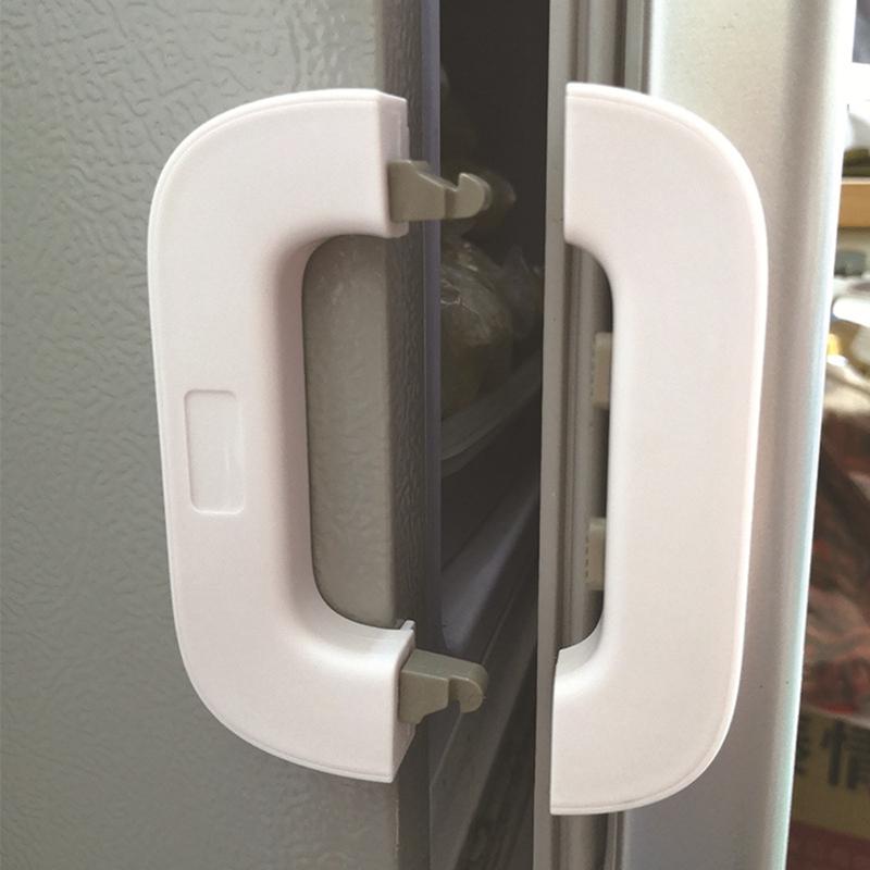 Household Refrigerator Lock Freezer Door Lock Toddler children s Cabinet Safety Lock Baby anti-pinching Safety For Baby белый 
Household Refrigerator Lock Freezer Door Lock Toddler children s Cabinet Safety Lock Baby anti-pinching Safety For Baby белый