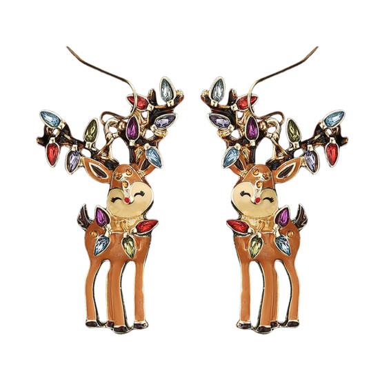 1 пара рождественских серег Олень Снежинка Дизайн Рождественской елки Серьги-крючки Сверкающие стразы Вечерние серьги A
1 пара рождественских серег Олень Снежинка Дизайн Рождественской елки Серьги-крючки Сверкающие стразы Вечерние серьги A
