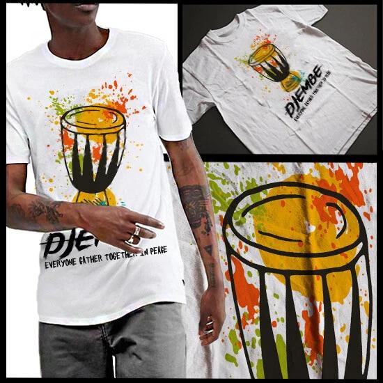 African Djembe Drum T-Shirt Africa Colorful Traditional Drumming Festival cotton S
African Djembe Drum T-Shirt Africa Colorful Traditional Drumming Festival cotton S