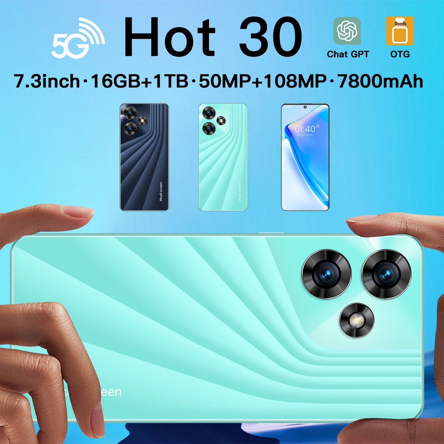 Hot 30 16GB 7.3-Inch Android Smartphone - Cross-Border Model US
Hot 30 16GB 7.3-Inch Android Smartphone - Cross-Border Model US
