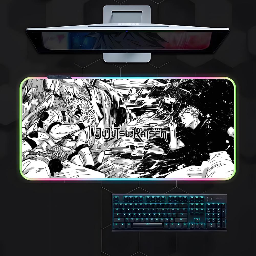 Black Anime Jujutsu Kaisen Mouse Pad Gamer Luminescence Led Mouse Pad Gaming Table Rgb Deskmat Keyboard Pc Mousepad RGB600x300x3mm
Black Anime Jujutsu Kaisen Mouse Pad Gamer Luminescence Led Mouse Pad Gaming Table Rgb Deskmat Keyboard Pc Mousepad RGB600x300x3mm