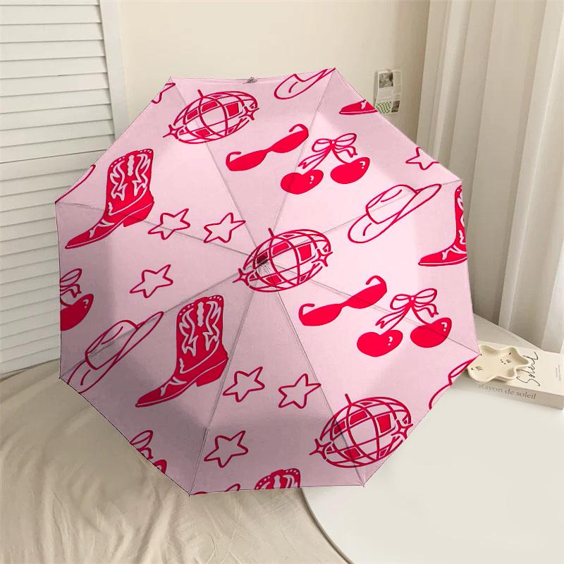 1PC cowboy boots disco ball Automatic Open/Close Umbrella with Windproof, 8-Rib Sturdy Canopy, Durable Ribs, Fashionable Design1315A
1PC cowboy boots disco ball Automatic Open/Close Umbrella with Windproof, 8-Rib Sturdy Canopy, Durable Ribs, Fashionable Design1315A