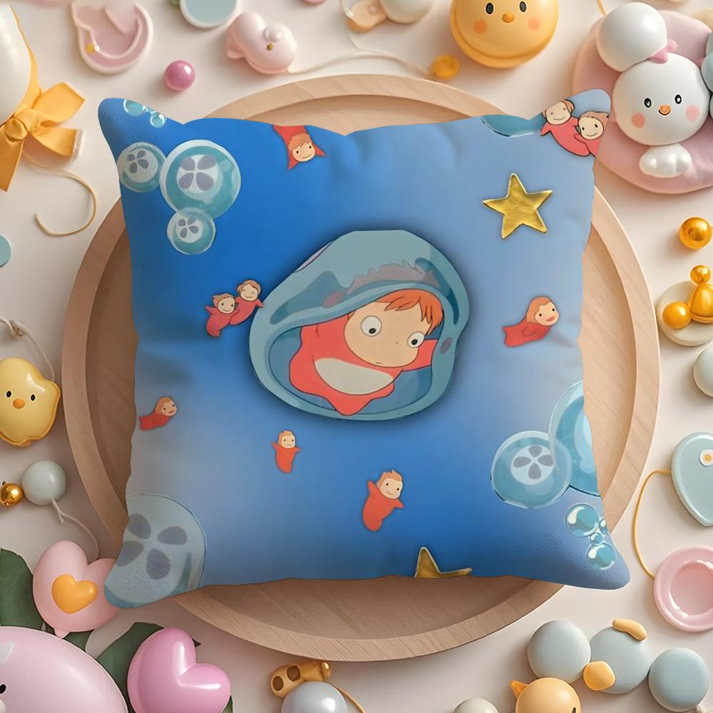 Cute P-Ponyo Cartoon Cushion Cover Home & Car Multi-Scene Pillow Cover - Reversible, Soft & Durable for Daily Use 30cmx30cm
Cute P-Ponyo Cartoon Cushion Cover Home & Car Multi-Scene Pillow Cover - Reversible, Soft & Durable for Daily Use 30cmx30cm