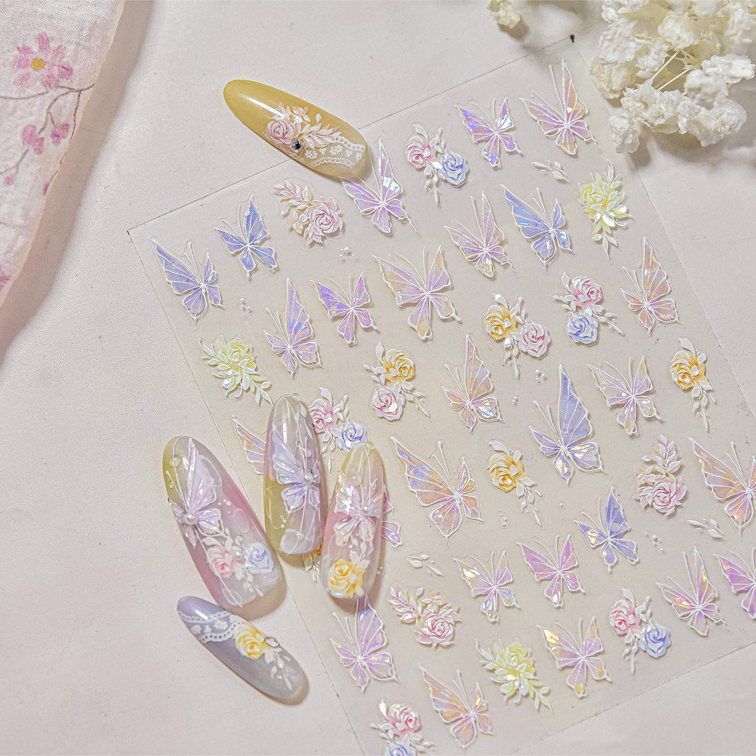 Tomoni Shell Light Nail Stickers: Hot-Selling Japanese Children s Rose & Butterfly Nail Art.
Tomoni Shell Light Nail Stickers: Hot-Selling Japanese Children s Rose & Butterfly Nail Art.