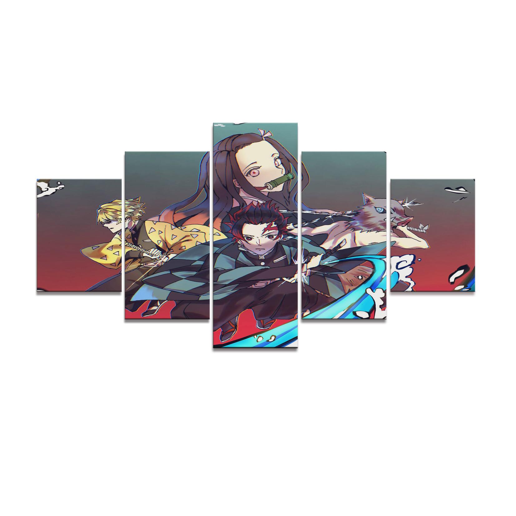 5 шт. HD аниме мальчик и девочка настенная картина Demon Slayer Kimetsu No Yaiba комиксов холст картины настенное искусство домашний декор без рамки 20x35cm*2 20x45cm*2 20x55cm*1
5 шт. HD аниме мальчик и девочка настенная картина Demon Slayer Kimetsu No Yaiba комиксов холст картины настенное искусство домашний декор без рамки 20x35cm*2 20x45cm*2 20x55cm*1