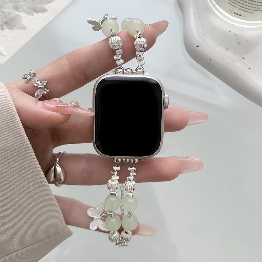 Watch Strap For Apple Watch Series 10 42mm/9 8 7 41mm/6 5 4 SE (2023) SE (2022) SE 40mm/3 2 1 38mm Beads Bracelets Pearl
Watch Strap For Apple Watch Series 10 42mm/9 8 7 41mm/6 5 4 SE (2023) SE (2022) SE 40mm/3 2 1 38mm Beads Bracelets Pearl