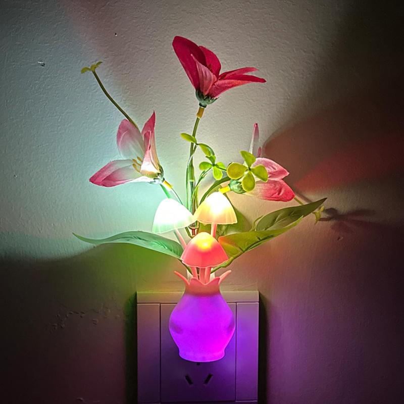 Ночной светильник со встроенным датчиком освещенности, светодиодный ночник RGB Mushroom, подключаемый, энергия EU plug
Ночной светильник со встроенным датчиком освещенности, светодиодный ночник RGB Mushroom, подключаемый, энергия EU plug
