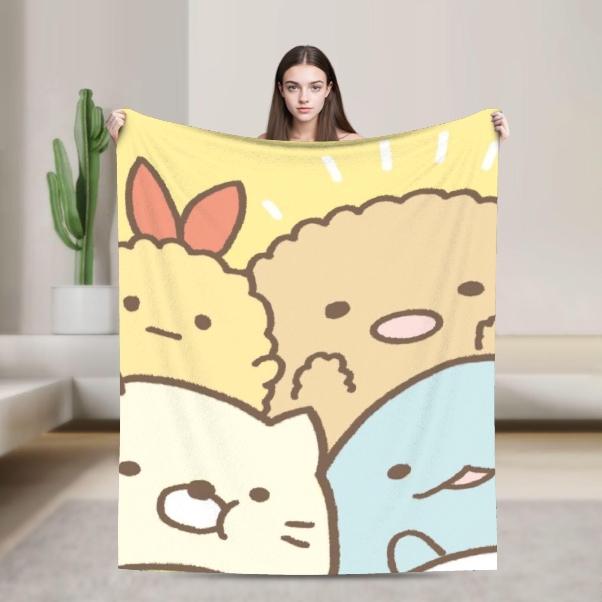 Sumikko Gurashis Blanket Quality Warm Soft Throw Blanket Winter Child Couch Chair Sofa Bed Novelty Bedspread 75x90cm
Sumikko Gurashis Blanket Quality Warm Soft Throw Blanket Winter Child Couch Chair Sofa Bed Novelty Bedspread 75x90cm