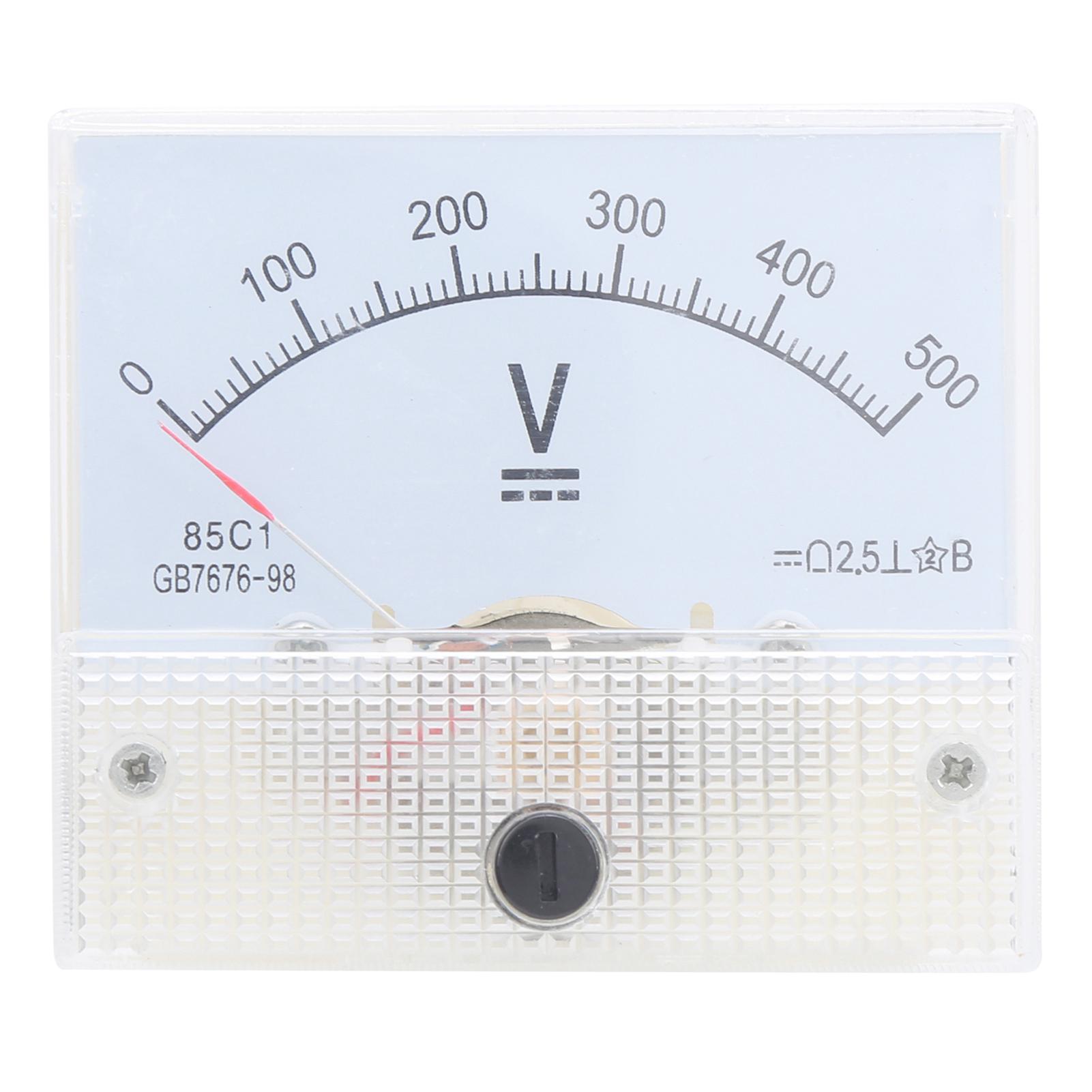 DC Pointer Voltmeter HighAccuracy for Voltage Measuring Equipment 85C1 DC 0~500V
DC Pointer Voltmeter HighAccuracy for Voltage Measuring Equipment 85C1 DC 0~500V
