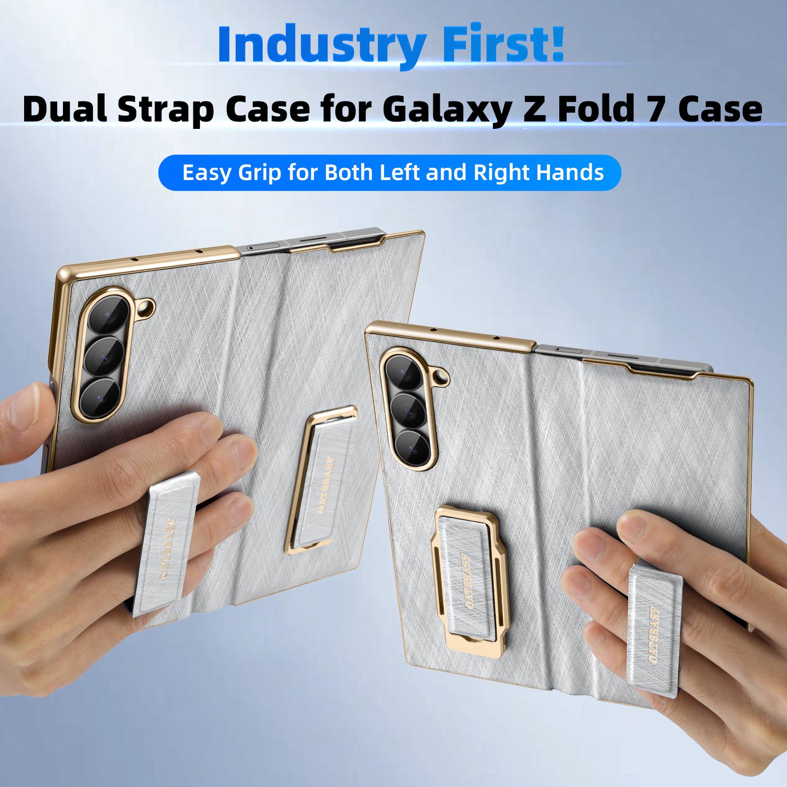 Eary for Samsung Galaxy Z Fold 7 Phone Case With 360°Rotatable Stand Dual Strap Bumper Leather Case Shockproof Protective Cover for Galaxy Z Fold 7 серебряный
Eary for Samsung Galaxy Z Fold 7 Phone Case With 360°Rotatable Stand Dual Strap Bumper Leather Case Shockproof Protective Cover for Galaxy Z Fold 7 серебряный