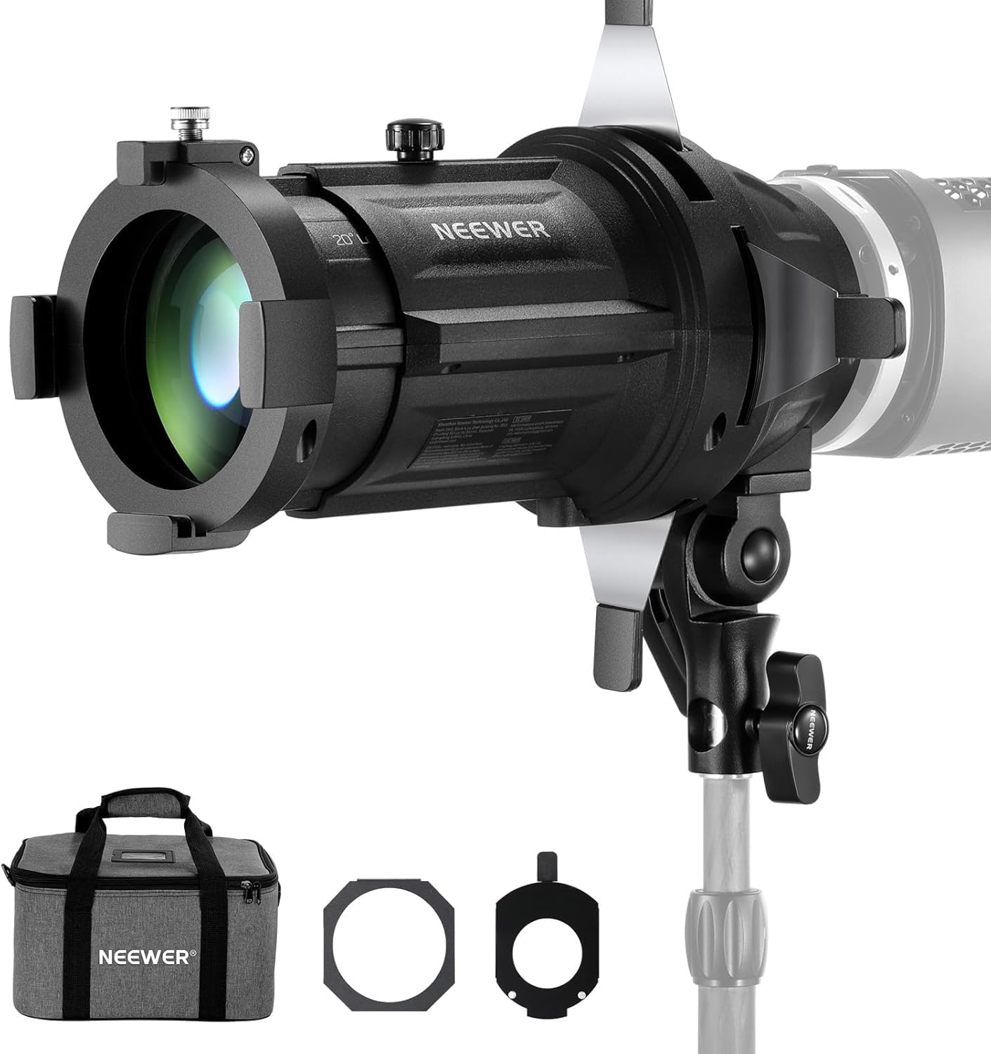 NEEWER Spotlight Snoot for NEEWER Conical Snoot with Projection Adjustable 16 5 Color Gels for NEEWER MS Series LED Video Lights Compatible with
NEEWER Spotlight Snoot for NEEWER Conical Snoot with Projection Adjustable 16 5 Color Gels for NEEWER MS Series LED Video Lights Compatible with