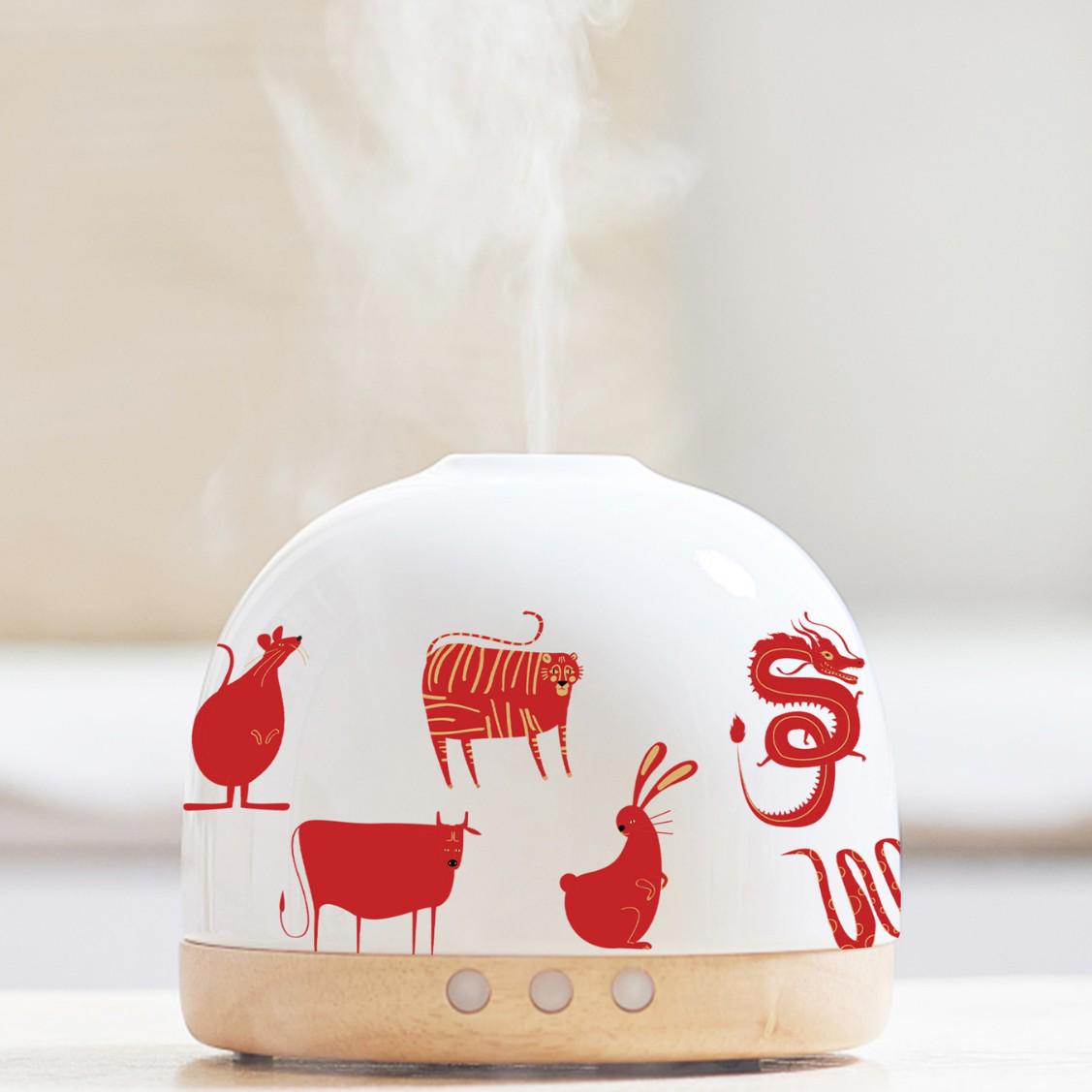 National Style Ceramic Aromatherapy Diffuser with Timer, Night Light, and Silent Humidifier for Home and Dormitory. EU Plug
National Style Ceramic Aromatherapy Diffuser with Timer, Night Light, and Silent Humidifier for Home and Dormitory. EU Plug