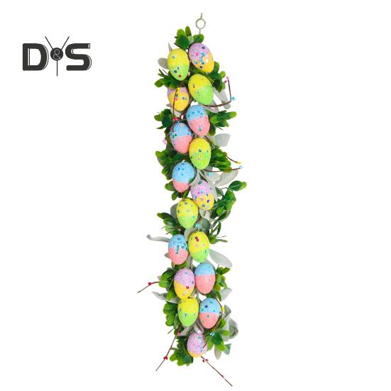 Гирлянда из пасхальных яиц, искусственная подвесная гирлянда из весенней лозы с пастельными яйцами для украшения каминной арки, домашнего стола, дерева 70 cm
Гирлянда из пасхальных яиц, искусственная подвесная гирлянда из весенней лозы с пастельными яйцами для украшения каминной арки, домашнего стола, дерева 70 cm