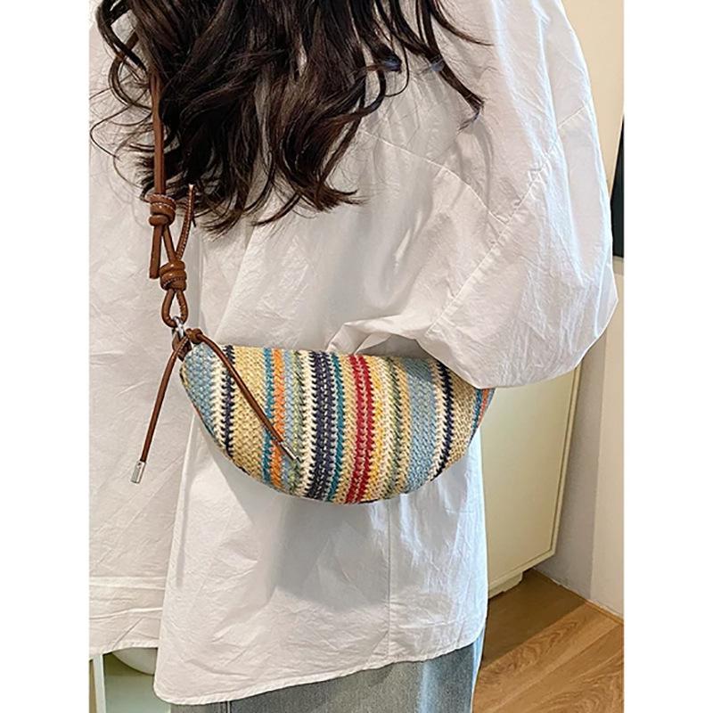 Straw Bag Summer Small Bag Woven Bag Casual Women S Bag Versatile Shoulder Dumpling Bag Beach Bag різнокольоровий
Straw Bag Summer Small Bag Woven Bag Casual Women S Bag Versatile Shoulder Dumpling Bag Beach Bag різнокольоровий