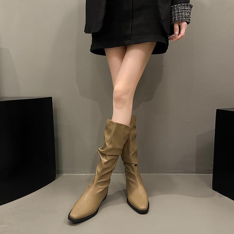 Thick heel boots women s 2025 new autumn western cowboy boots women s boots popular Korean thin pile boots 35 чёрный
Thick heel boots women s 2025 new autumn western cowboy boots women s boots popular Korean thin pile boots 35 чёрный