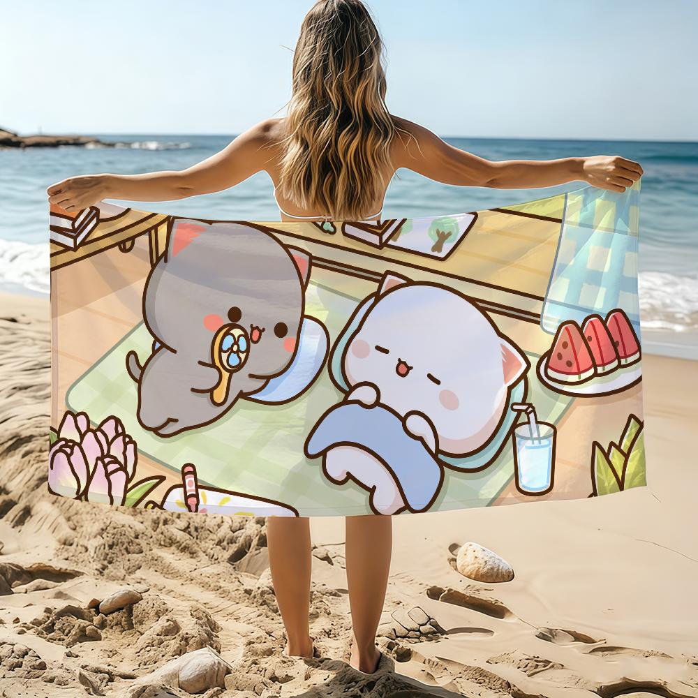 Mochi Cat Cute Towel Beach Towel Oversized Quick Dry Towel Absorbent Soft Swim BeachTowels for Men Women W30*H60(CM)
Mochi Cat Cute Towel Beach Towel Oversized Quick Dry Towel Absorbent Soft Swim BeachTowels for Men Women W30*H60(CM)