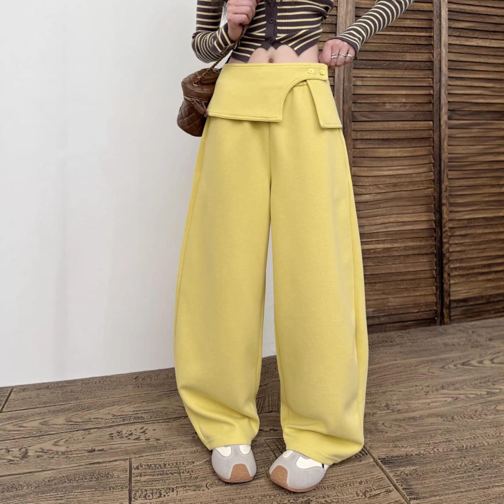 Spring Detachable Butt Cover Wide-Leg High-Waist Korean Drape Sweatpants M жёлтый/имбирный
Spring Detachable Butt Cover Wide-Leg High-Waist Korean Drape Sweatpants M жёлтый/имбирный