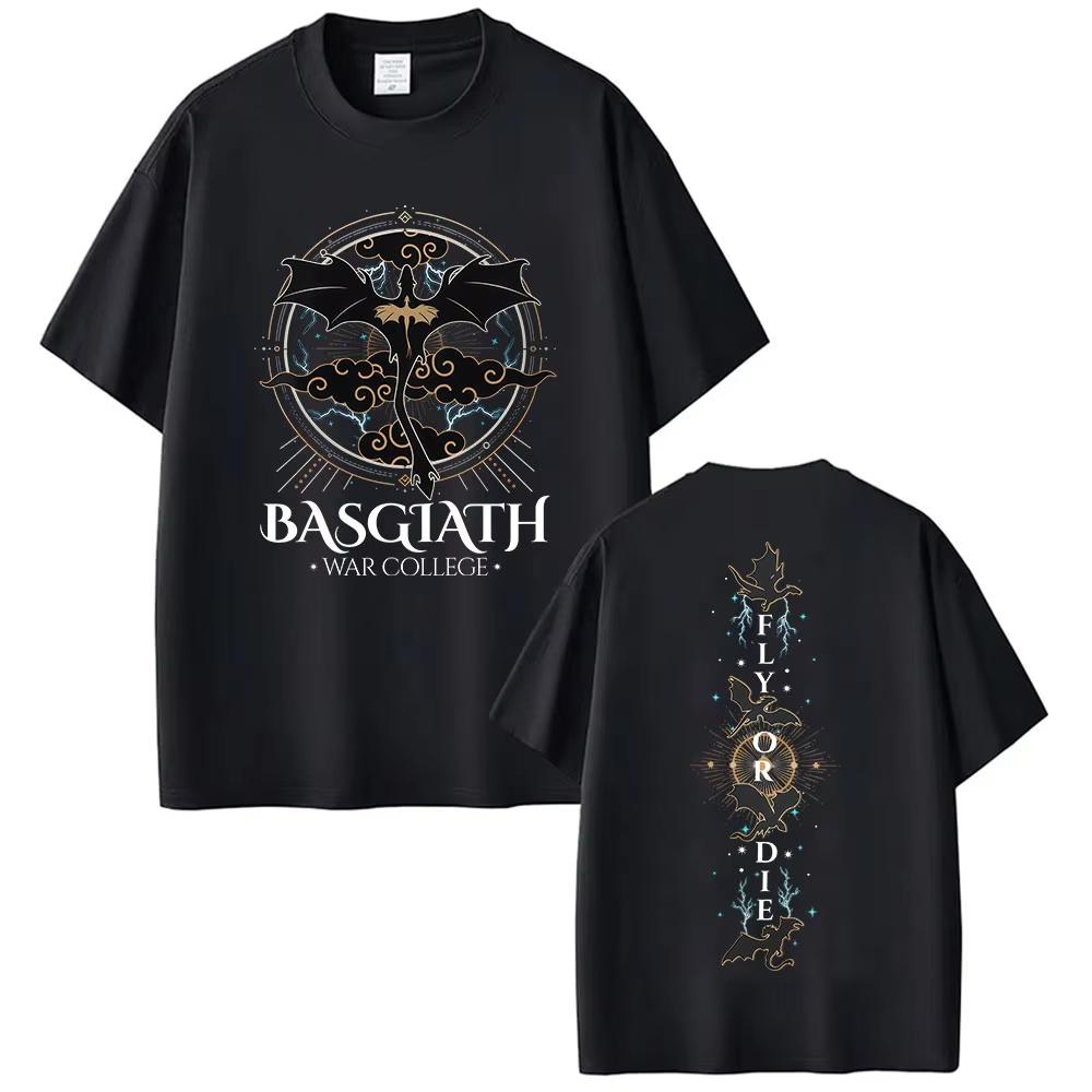Basgiath War College Fourth Wing Tops T Shirt Dragon Rider Vintage pure Cotton Tshirts Mens Clothing Short Sleeve T Shirt 2XL
Basgiath War College Fourth Wing Tops T Shirt Dragon Rider Vintage pure Cotton Tshirts Mens Clothing Short Sleeve T Shirt 2XL