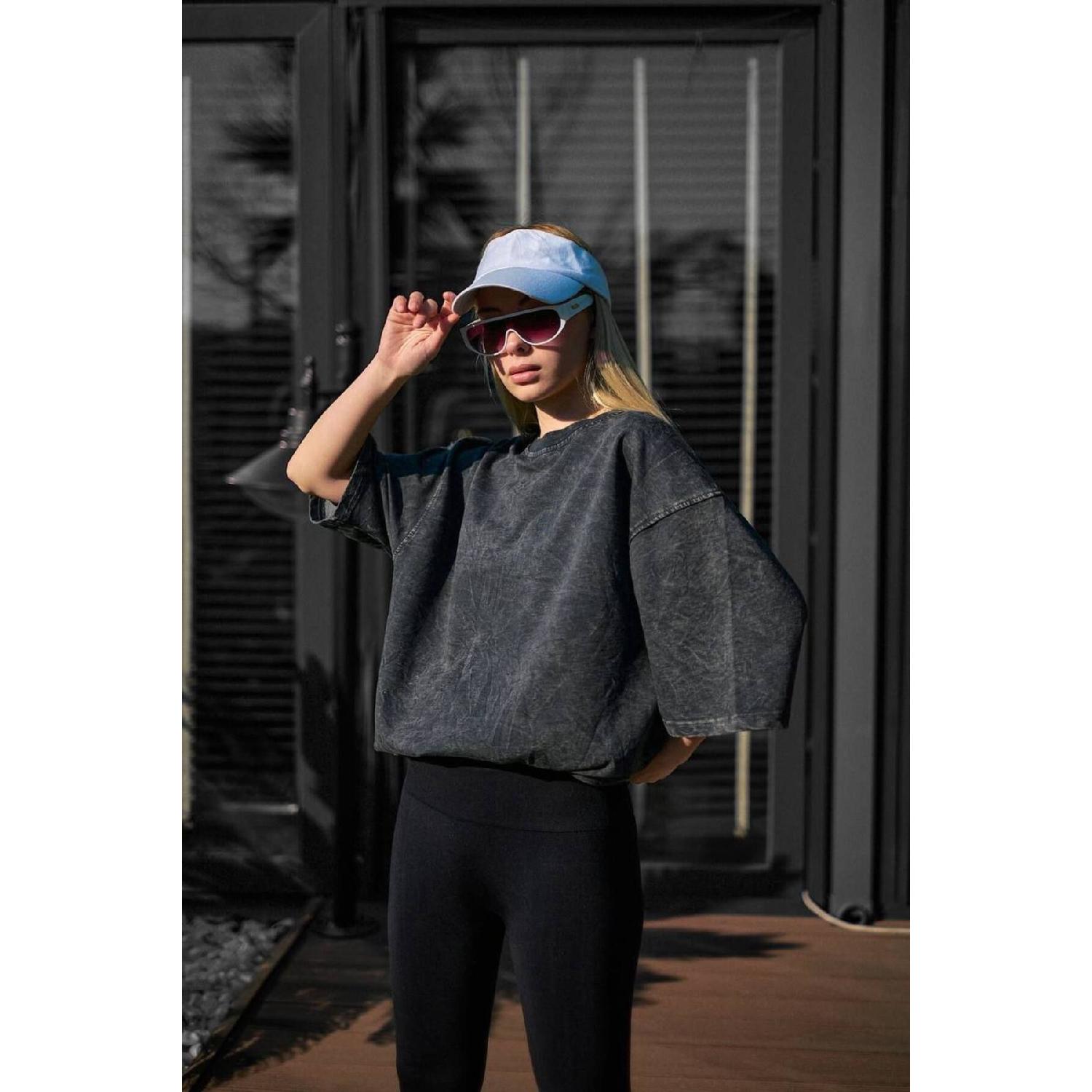 Футболка унисекс из чесаного хлопка с деталями стирки S grullo
Футболка унисекс из чесаного хлопка с деталями стирки S grullo