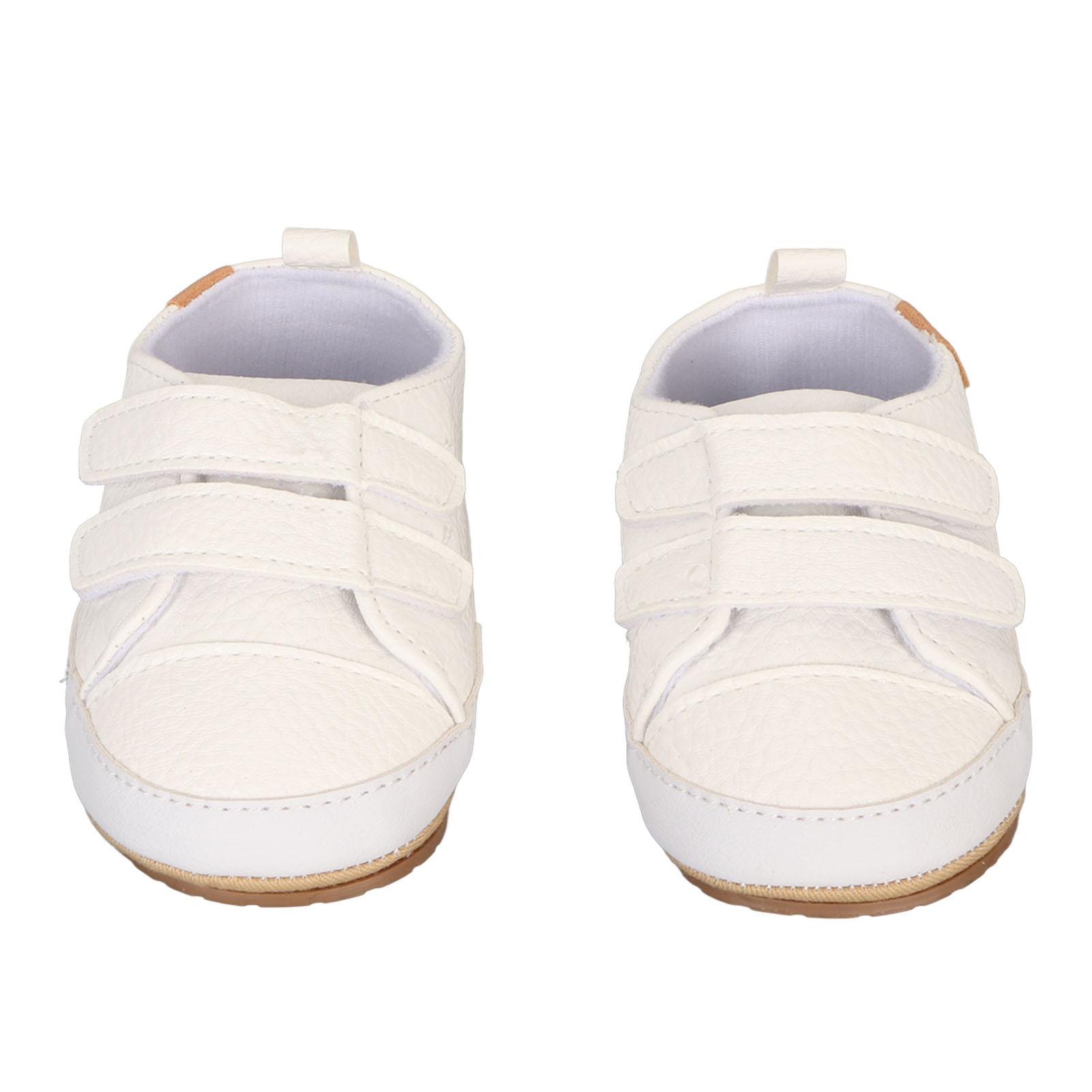 Baby Shoes Double Hook and Loop Fasteners PU Breathable Cute Casual Infant Prewalker for Home Outside White 13cm 5.1in
Baby Shoes Double Hook and Loop Fasteners PU Breathable Cute Casual Infant Prewalker for Home Outside White 13cm 5.1in