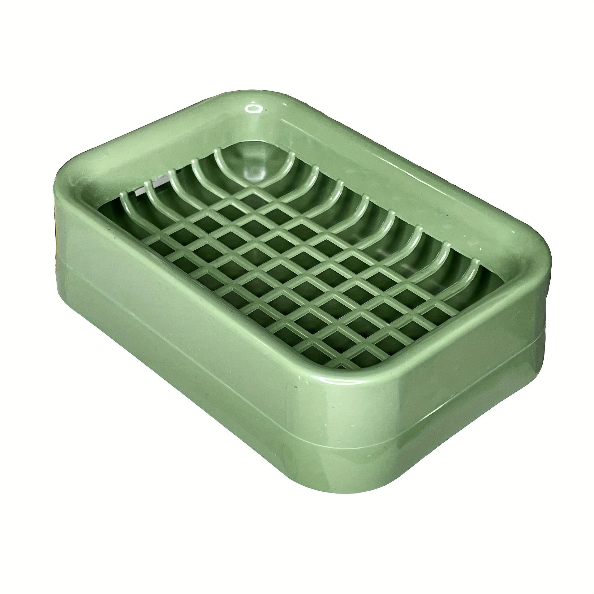 1pc Nordic Creative Soap Dish with Drainage, Double Layer Plastic Rectangular Soap Holder with Lid, Portable Bathroom and Laundry Soap Tray зелёный
1pc Nordic Creative Soap Dish with Drainage, Double Layer Plastic Rectangular Soap Holder with Lid, Portable Bathroom and Laundry Soap Tray зелёный