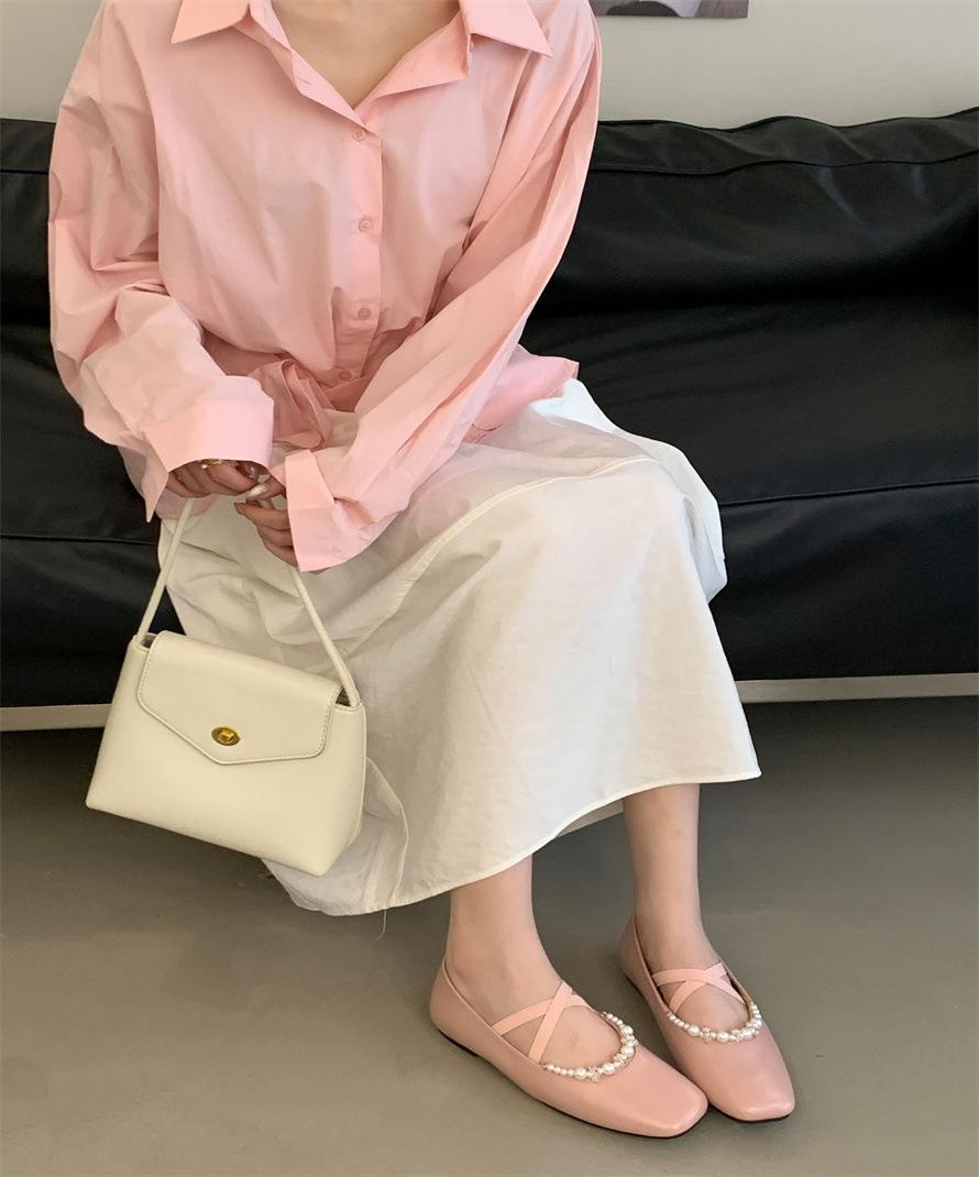 Spot version~ Gentle new Chinese square head cross strap Mary Jane shoes women s French pearl rhinestone ballet shoes 39 розовый
Spot version~ Gentle new Chinese square head cross strap Mary Jane shoes women s French pearl rhinestone ballet shoes 39 розовый