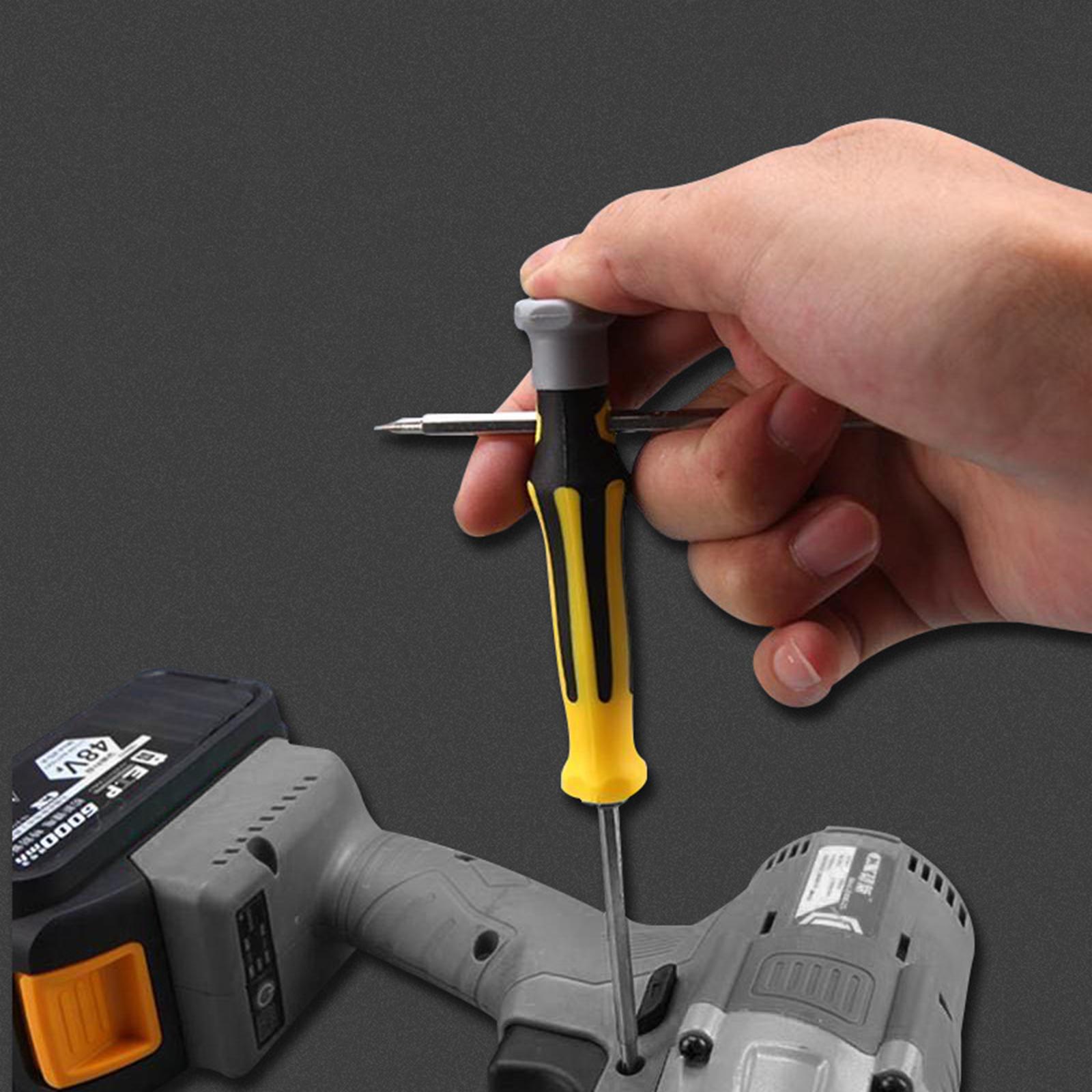 6 in 1 Double Head Magnetic Multifunctional Household Screwdriver Set for Home Electronics Repair and DIY Craft Projects B
6 in 1 Double Head Magnetic Multifunctional Household Screwdriver Set for Home Electronics Repair and DIY Craft Projects B