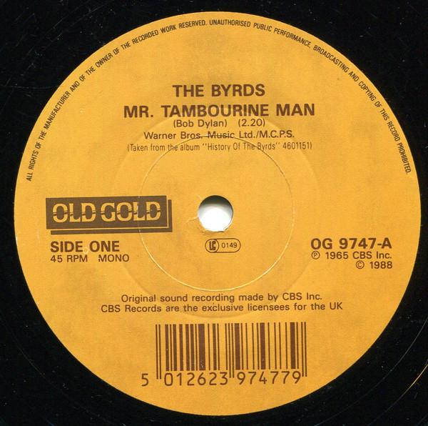 7inch Record BYRDS Mr. Tambourine Man Turn Turn Tu OG9747 Old Gold 1988 UK Rock Used
7inch Record BYRDS Mr. Tambourine Man Turn Turn Tu OG9747 Old Gold 1988 UK Rock Used