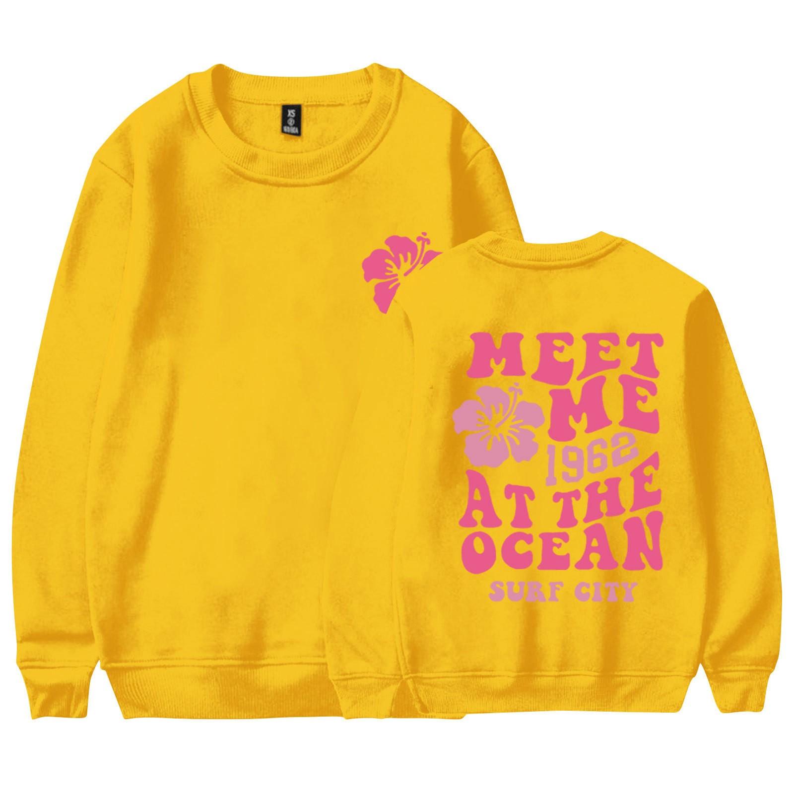 Женская повседневная модная блузка с длинным рукавом и круглым вырезом с принтом и пуловером L жёлтый
Женская повседневная модная блузка с длинным рукавом и круглым вырезом с принтом и пуловером L жёлтый