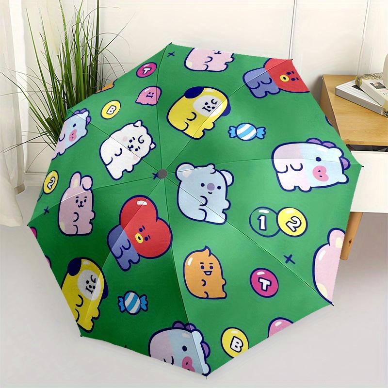 1pc BT21 Character Pattern Umbrella with Plastic Handle,Suitable for All Seasons Home Travel Outdoor UmbrellaM1287
1pc BT21 Character Pattern Umbrella with Plastic Handle,Suitable for All Seasons Home Travel Outdoor UmbrellaM1287