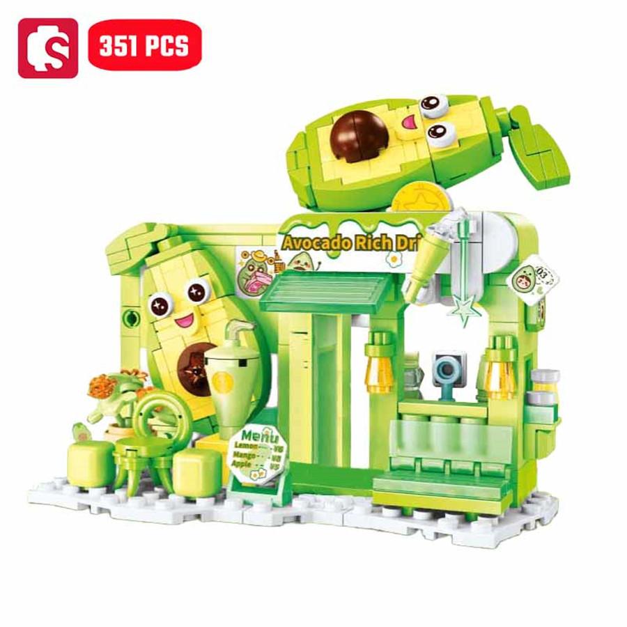 SEMBO Fruit Streetscape Dessert Shop Architecture Model Building Blocks City Streets View Bricks Ornaments Girls Toys Kids Gifts
SEMBO Fruit Streetscape Dessert Shop Architecture Model Building Blocks City Streets View Bricks Ornaments Girls Toys Kids Gifts