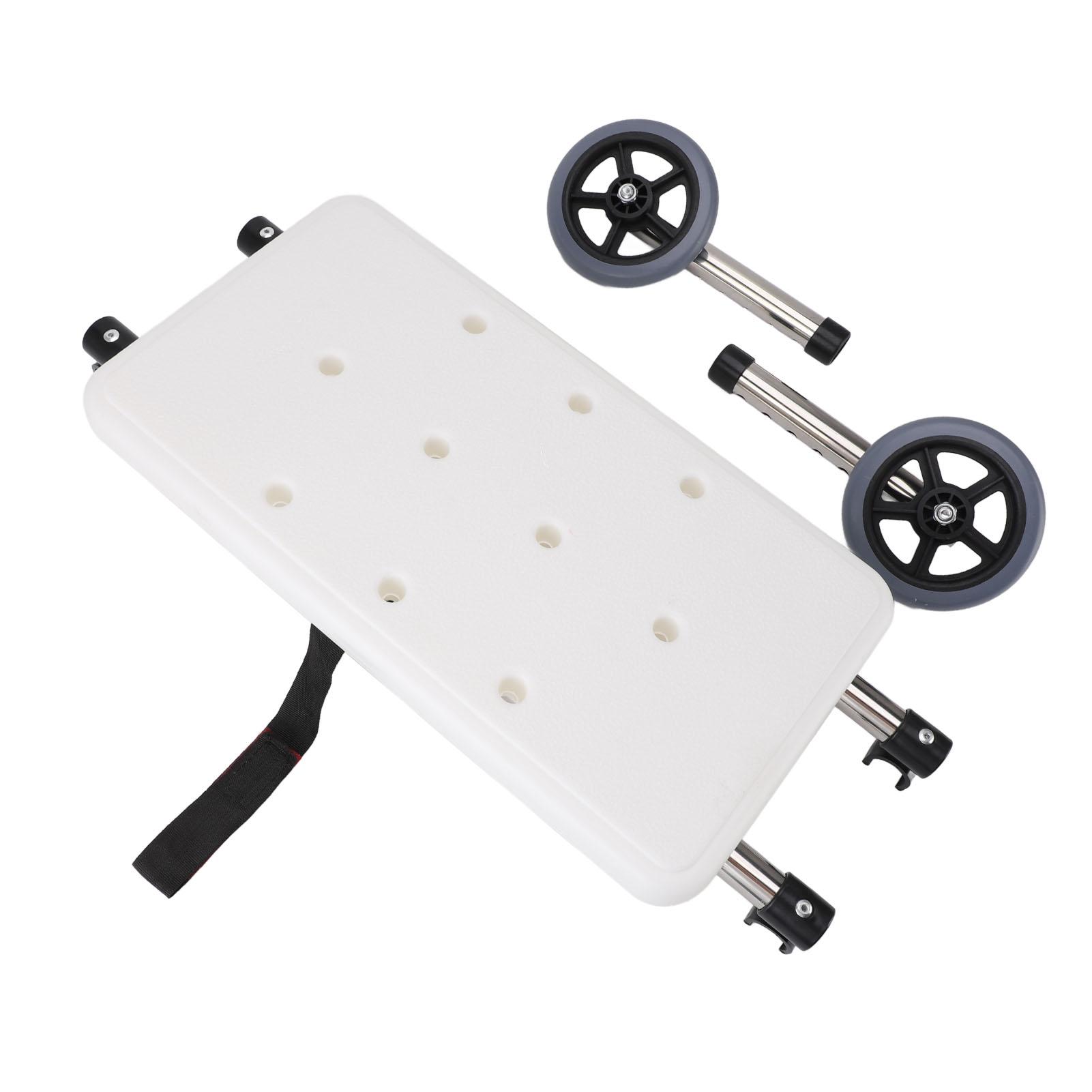 Walker Shower Board White 6 Adjustable Height Stainless Steel Wheels Set for 4 Leg Walker Replacement Accessory
Walker Shower Board White 6 Adjustable Height Stainless Steel Wheels Set for 4 Leg Walker Replacement Accessory