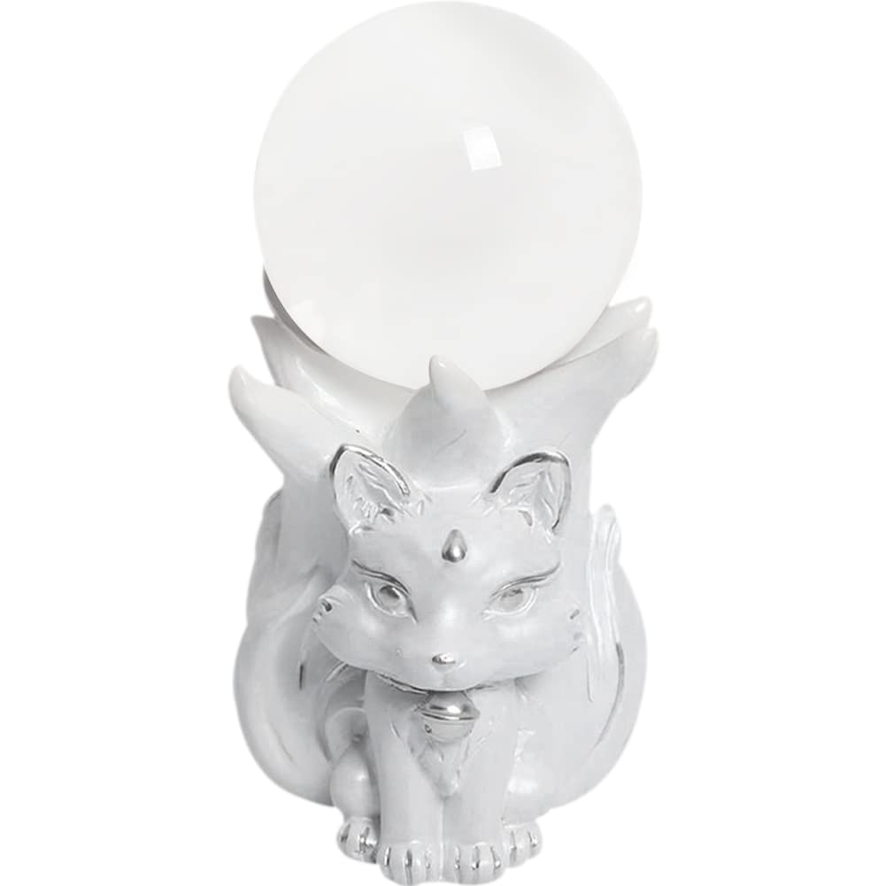 YUYAKESHI Девятихвостый лис Основа из смолы, Подставка для шара, Держатель для шара, Фигурка, Стол, Подарок, Инструмент, Аксессуар, Украшение (белый)
YUYAKESHI Девятихвостый лис Основа из смолы, Подставка для шара, Держатель для шара, Фигурка, Стол, Подарок, Инструмент, Аксессуар, Украшение (белый)