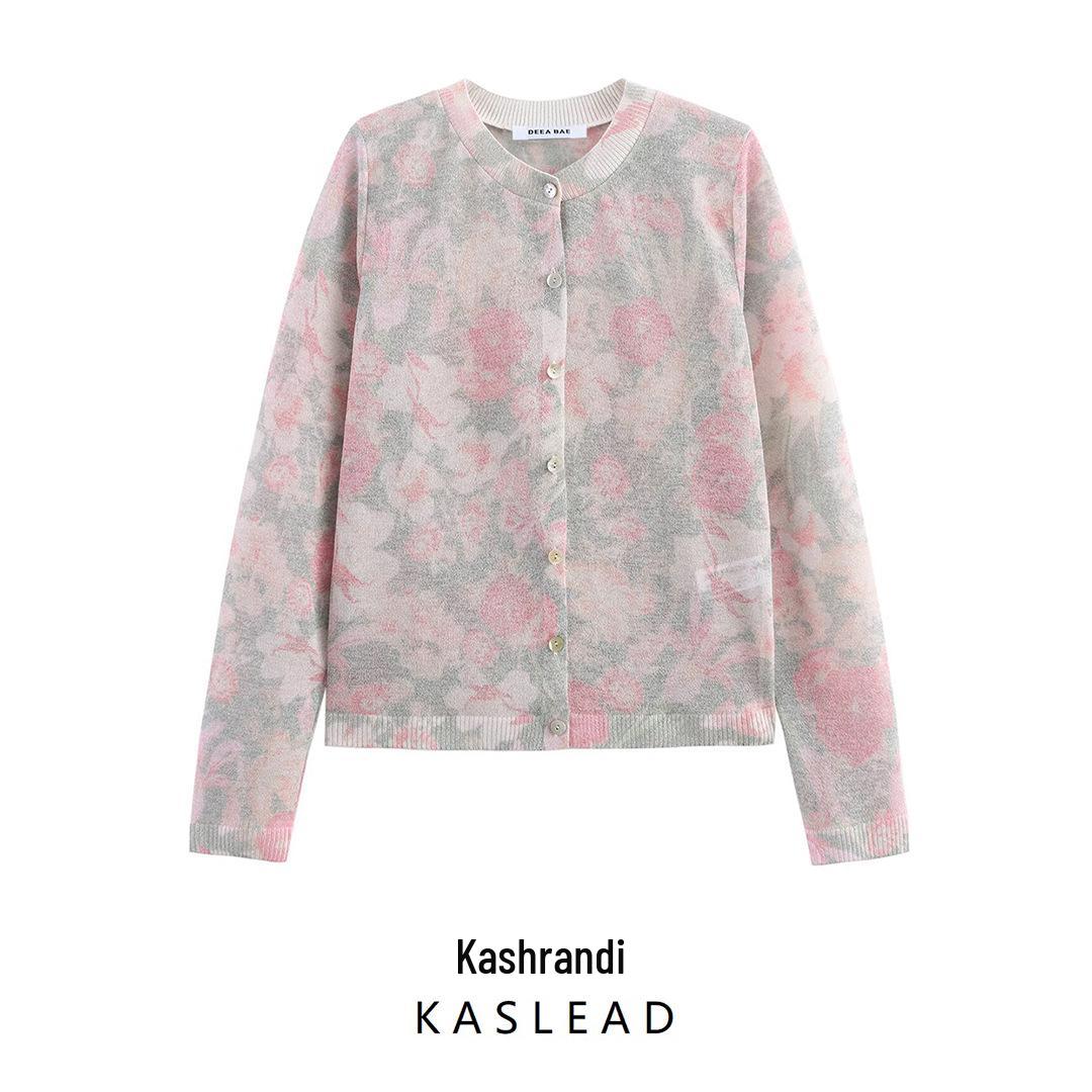 Women s Floral Print Knit Cardigan - Round Neck, Long Sleeve, European & American Style, 2025 Spring Collection Large
Women s Floral Print Knit Cardigan - Round Neck, Long Sleeve, European & American Style, 2025 Spring Collection Large