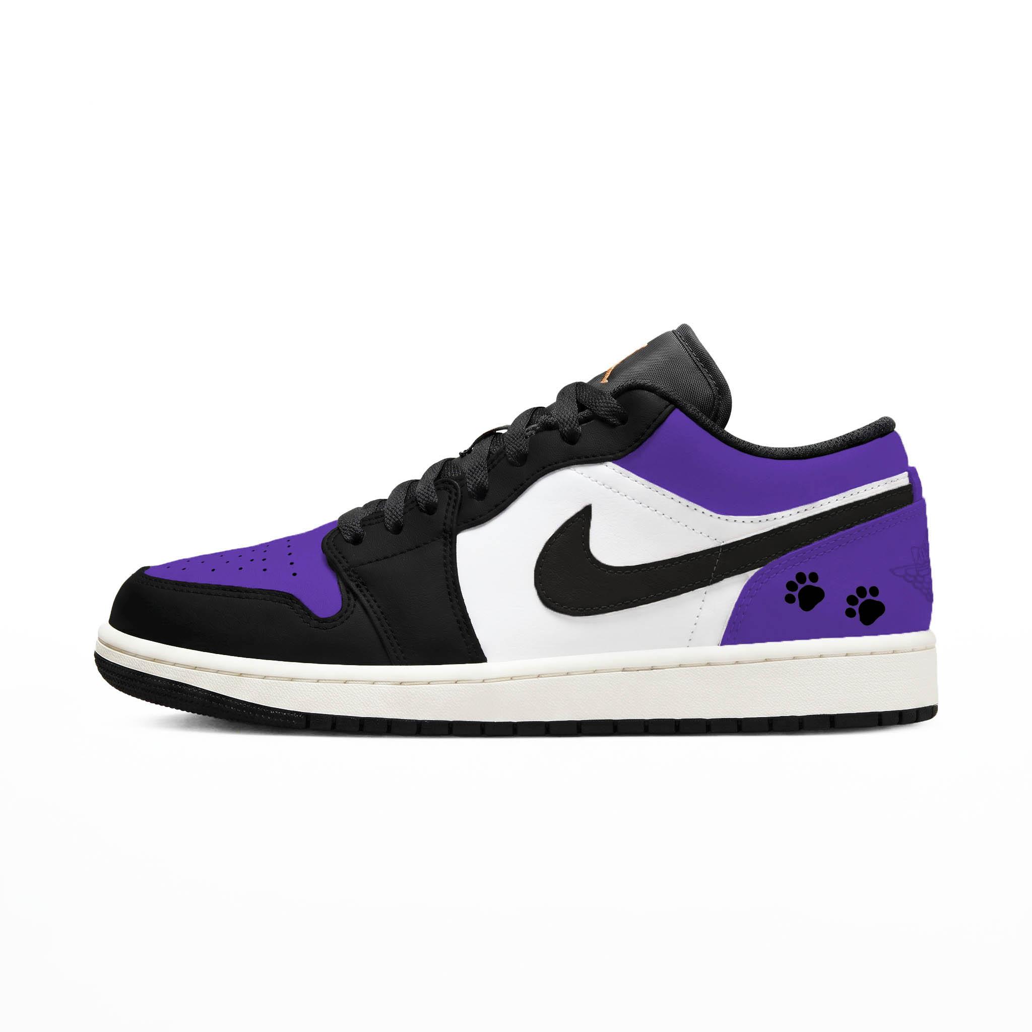 Jordan Air Jordan 1 Purple Mist Cat Paw Synthetic Leather, Leather Abrasion Resistant Low top Vintage Basketball Shoes 553560-081(Team931-) 38
Jordan Air Jordan 1 Purple Mist Cat Paw Synthetic Leather, Leather Abrasion Resistant Low top Vintage Basketball Shoes 553560-081(Team931-) 38
