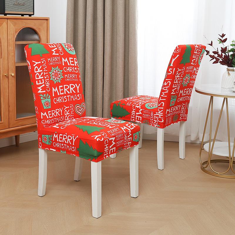 New Christmas Print Stretch Dining Chair Cover - One-Piece Seat and Back Cover Christmas Chair Cover
New Christmas Print Stretch Dining Chair Cover - One-Piece Seat and Back Cover Christmas Chair Cover
