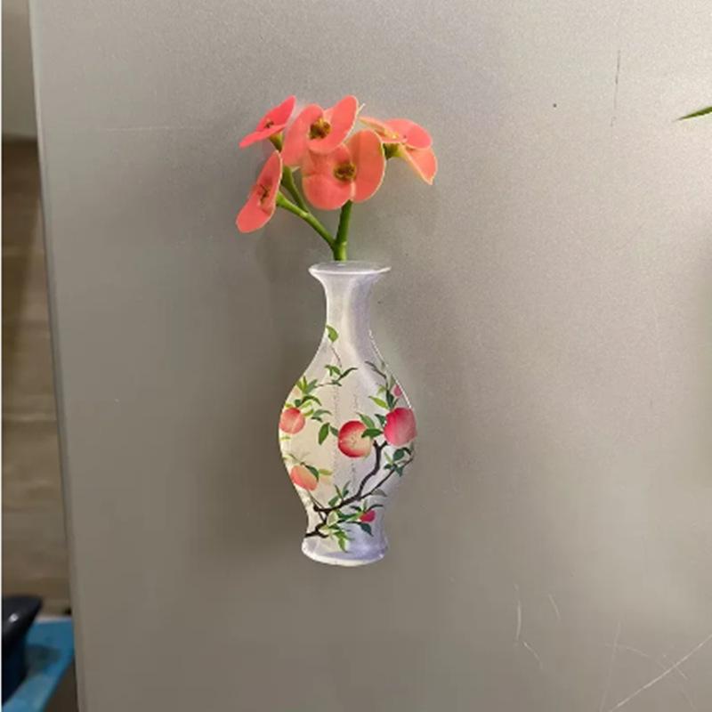 2D Acrylic Flower Arrangement Fridge Magnet, Acrylic Blue and White Porcelain Vase Magnetic Fridge Magnet, Small Vase Ornament, Unique Gift
2D Acrylic Flower Arrangement Fridge Magnet, Acrylic Blue and White Porcelain Vase Magnetic Fridge Magnet, Small Vase Ornament, Unique Gift