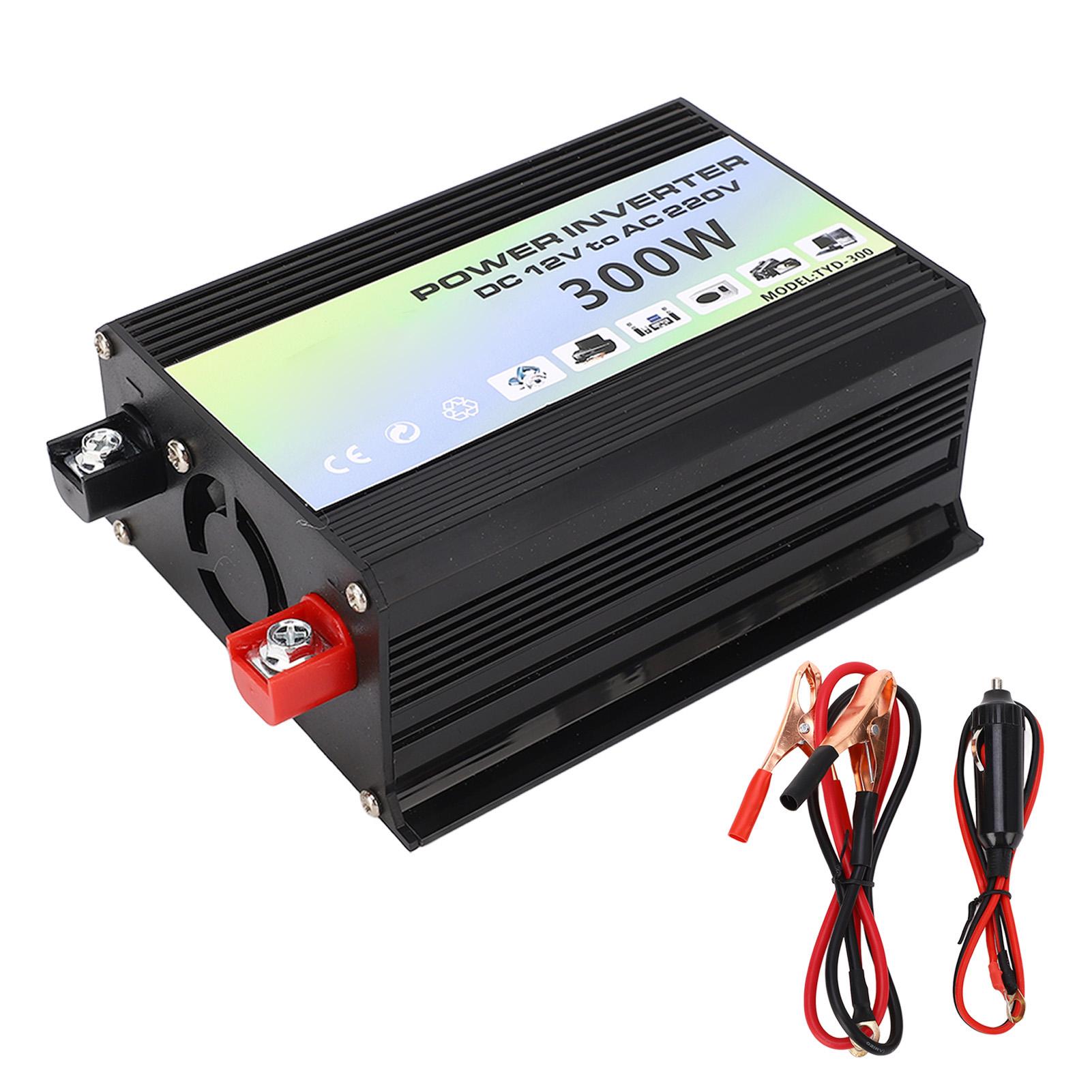 Инвертор мощности 300 Вт 1 универсальная розетка 2 порта USB Smart Cooling Modified Wave Автомобильный инвертор мощности DC1
Инвертор мощности 300 Вт 1 универсальная розетка 2 порта USB Smart Cooling Modified Wave Автомобильный инвертор мощности DC1