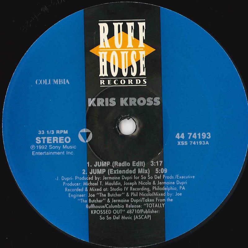 12inch Record KRIS KROSS - Jump / Lil Boys In Da Hood 4474193 RUFFHOUSE 1992 US Rap & Hip-Hop/R&B Used
12inch Record KRIS KROSS - Jump / Lil Boys In Da Hood 4474193 RUFFHOUSE 1992 US Rap & Hip-Hop/R&B Used