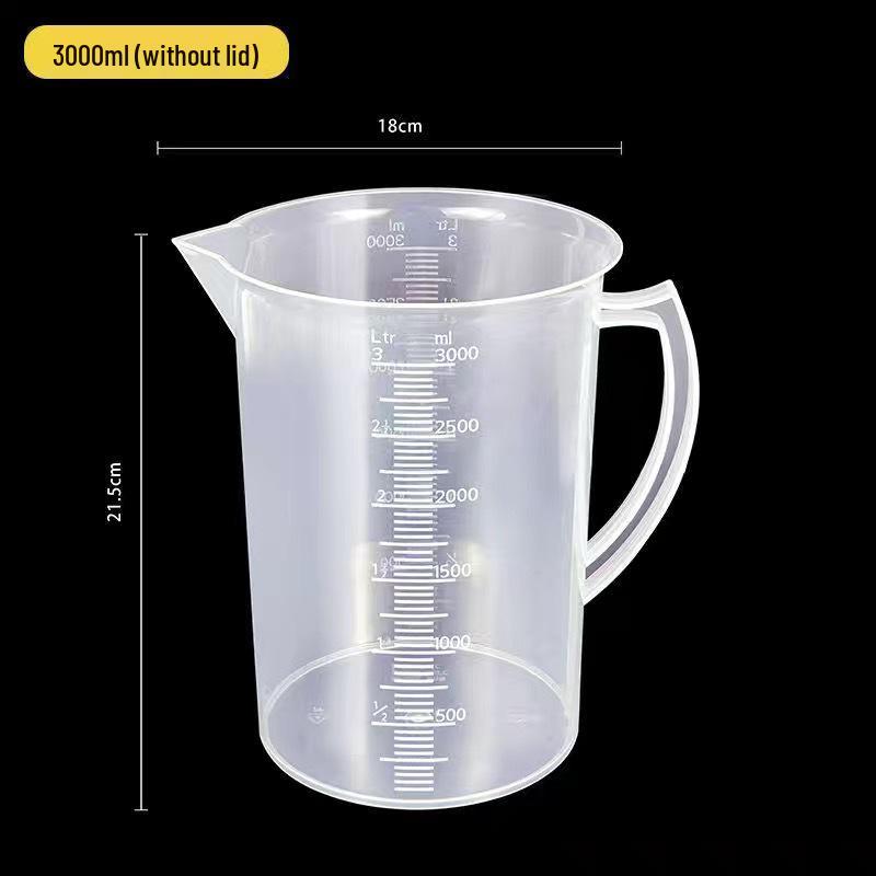 Утолщенный пластиковый мерный стакан с пищевой шкалой, лабораторный стакан и цилиндр
Утолщенный пластиковый мерный стакан с пищевой шкалой, лабораторный стакан и цилиндр