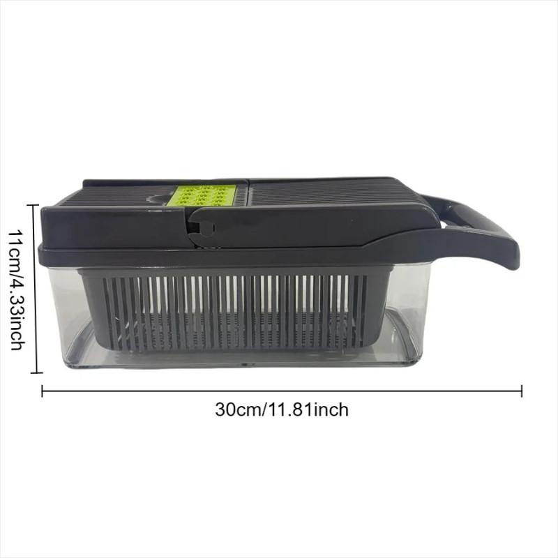 14 Set of Kitchen Vegetable Chopper Fruit & Vegetable Tools Multifunctional Grater Potato Vegetables Dicing Gadget Slicer
14 Set of Kitchen Vegetable Chopper Fruit & Vegetable Tools Multifunctional Grater Potato Vegetables Dicing Gadget Slicer
