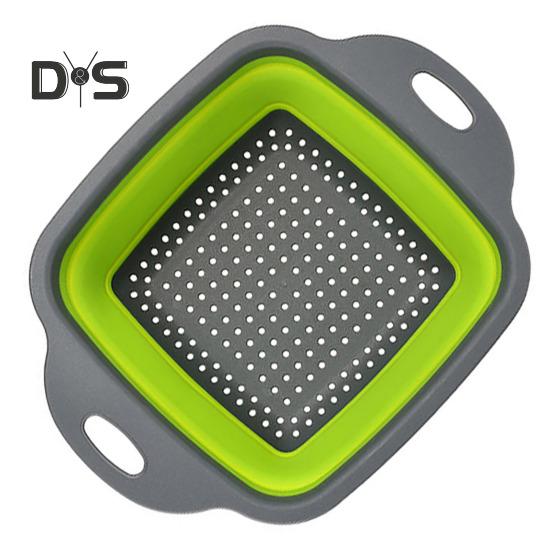 Складная корзина для слива с ручкой, пищевая, без BPA, большая емкость, квадратный силиконовый складной дуршлаг для овощей и фруктов S зелёный
Складная корзина для слива с ручкой, пищевая, без BPA, большая емкость, квадратный силиконовый складной дуршлаг для овощей и фруктов S зелёный