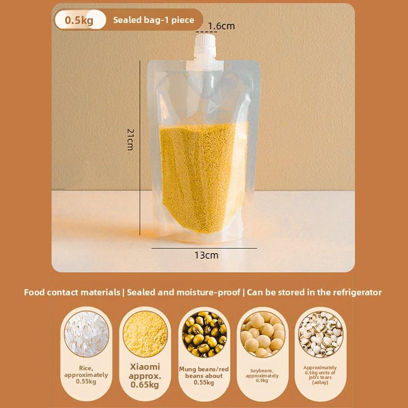 Food-grade Grain Storage Bags with Airtight Seal 500g pack
Food-grade Grain Storage Bags with Airtight Seal 500g pack
