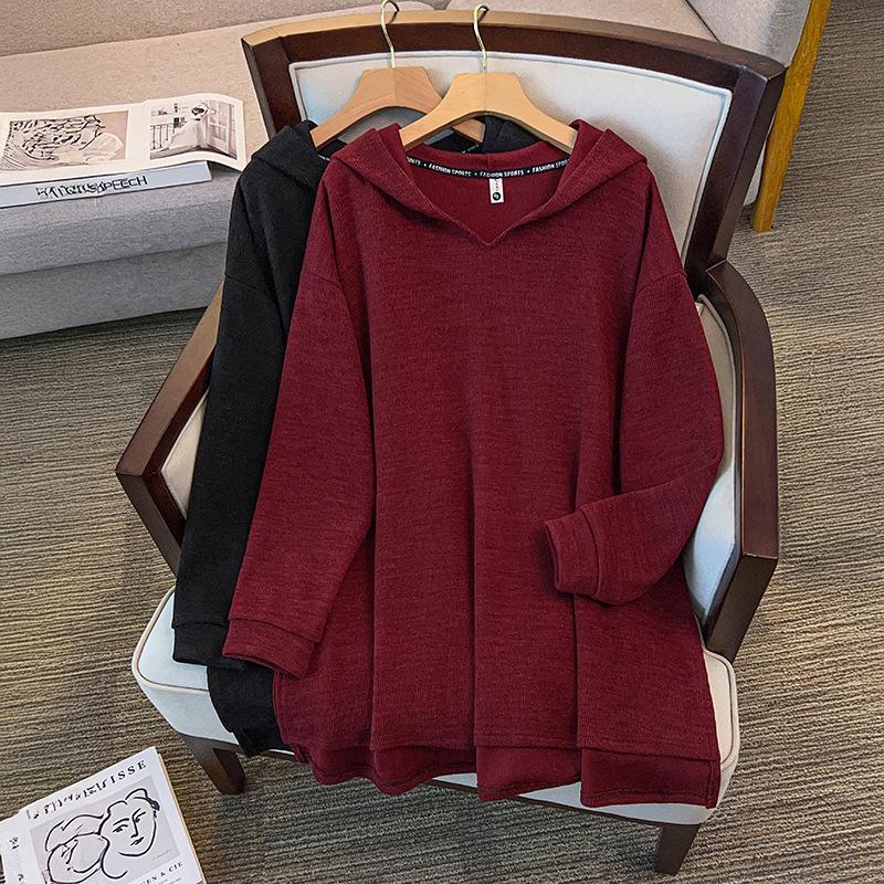 Women s Plus Size Retro Minimalist Knit Pullover Hoodie - Versatile Solid Color for Autumn 6XL (180-210 jin) чёрный
Women s Plus Size Retro Minimalist Knit Pullover Hoodie - Versatile Solid Color for Autumn 6XL (180-210 jin) чёрный