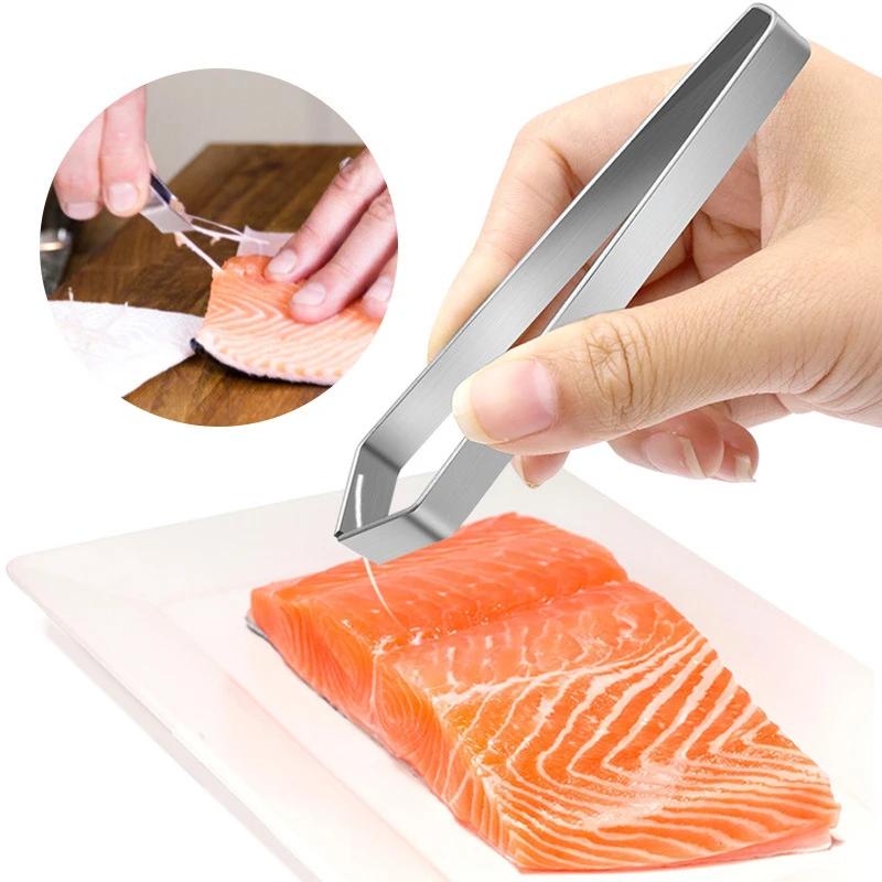Fish Bone Clip Hair Remover TongsTweezers Stainless Steel Pincer Seafood Fish Bone Plucking Clamp Puller Kitchen Tools Tweezers
Fish Bone Clip Hair Remover TongsTweezers Stainless Steel Pincer Seafood Fish Bone Plucking Clamp Puller Kitchen Tools Tweezers